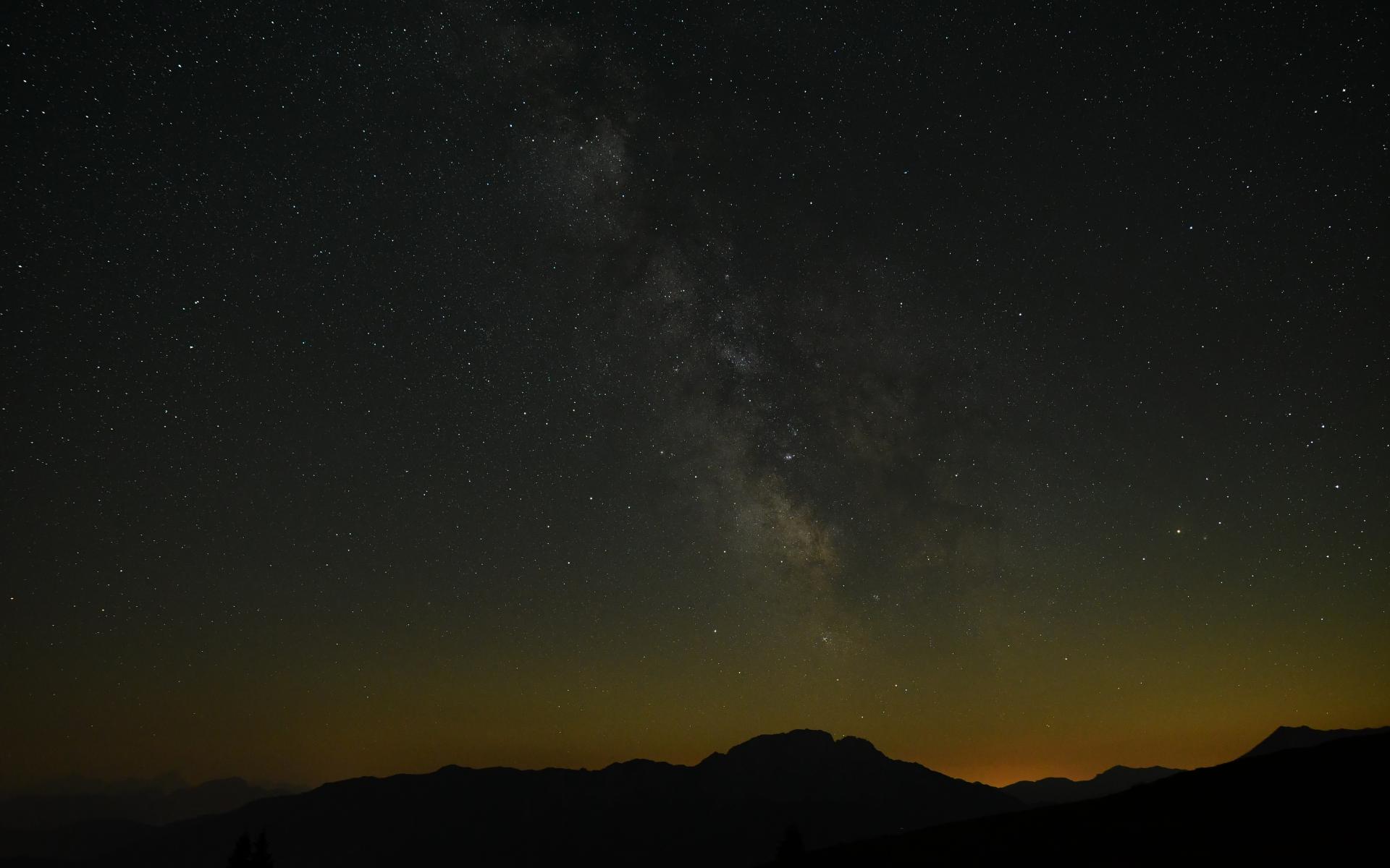 Abendhimmel mit Sternen