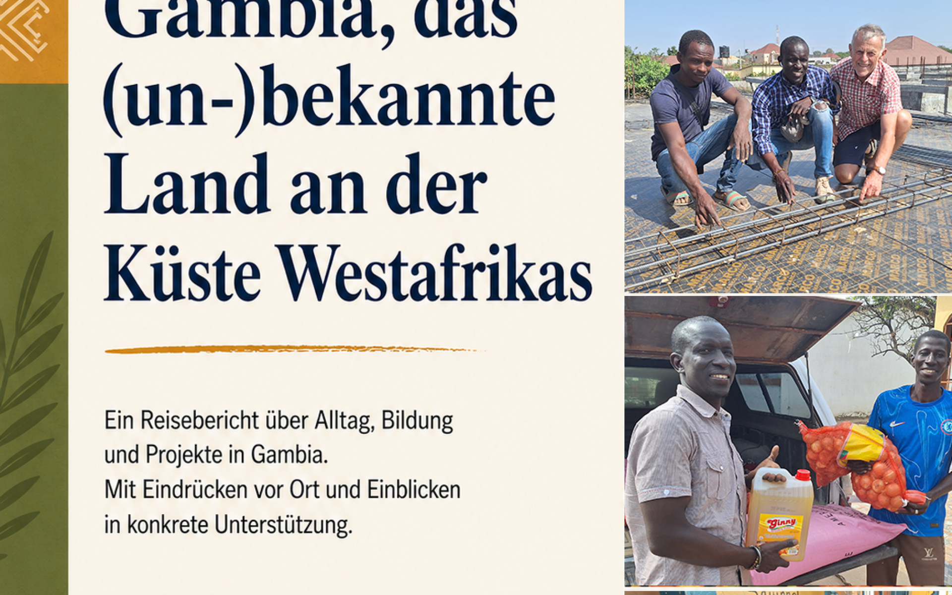 Plakat mit Veranstaltungsankündigung