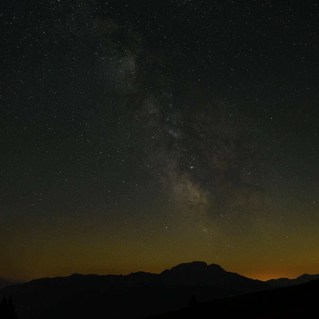 Abendhimmel mit Sternen